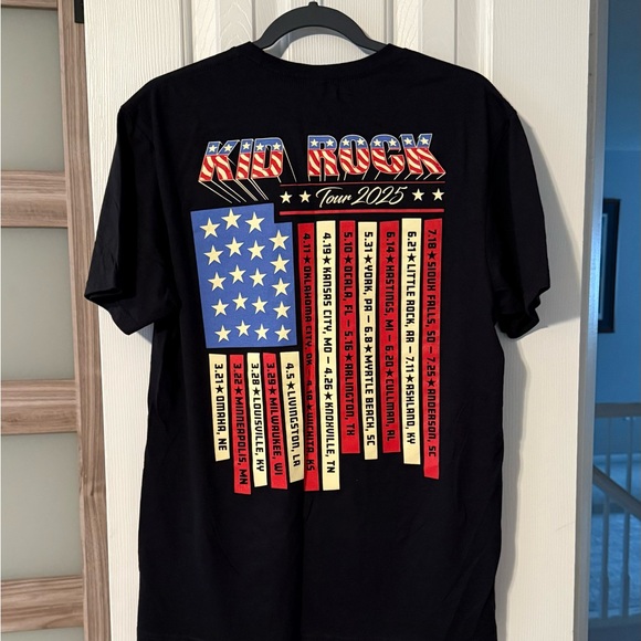 Kid Rock 2025 Concert Summer Tour Shirt - Picture 2 of 3